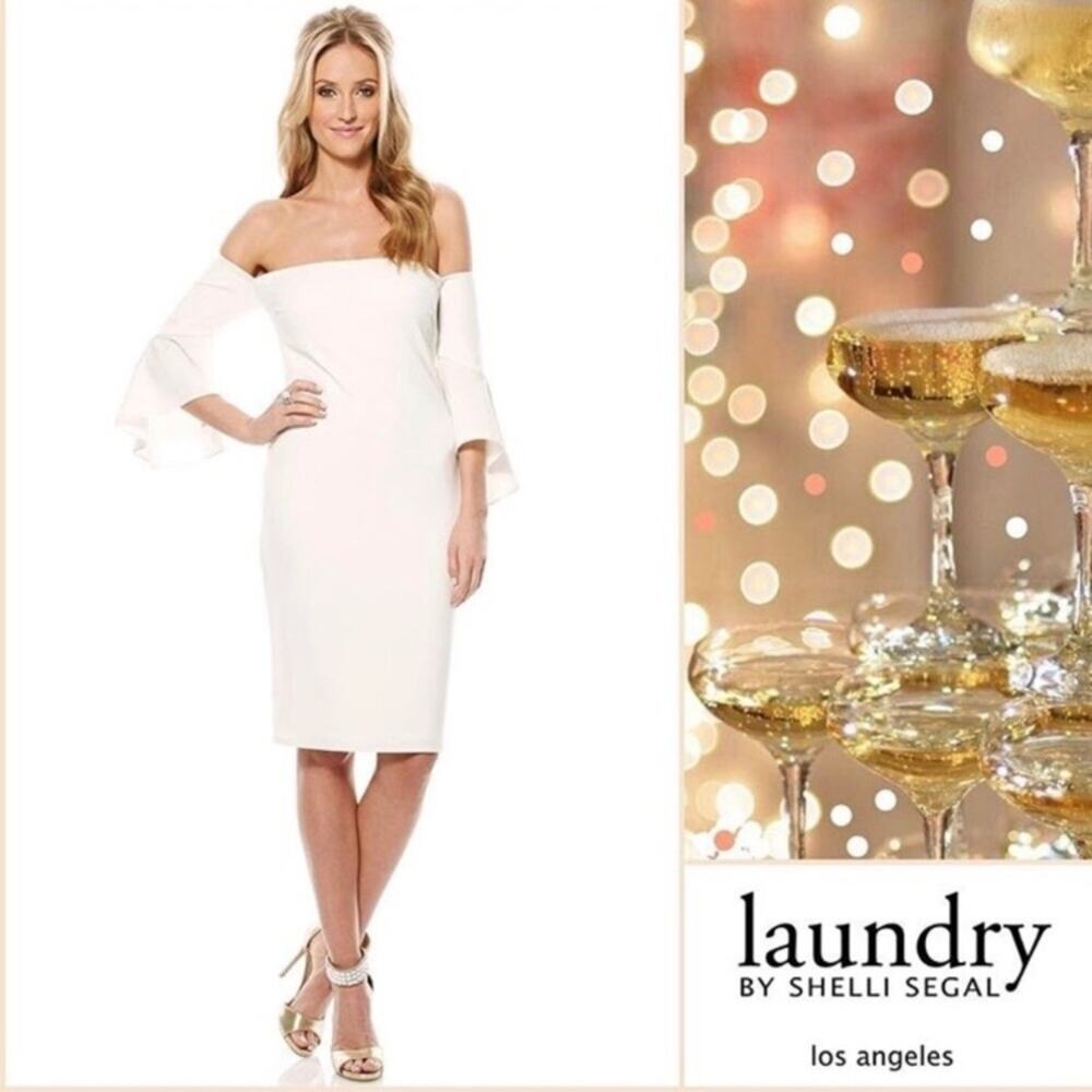 Laundry by shelli segal white bodycon dress 2 - Picture 7 of 7